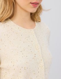 Gilet &agrave; sequins