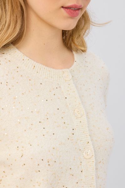 Gilet &agrave; sequins