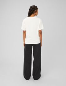 Jean wide leg taille basse