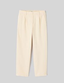 Pantalon droit &agrave; pinces