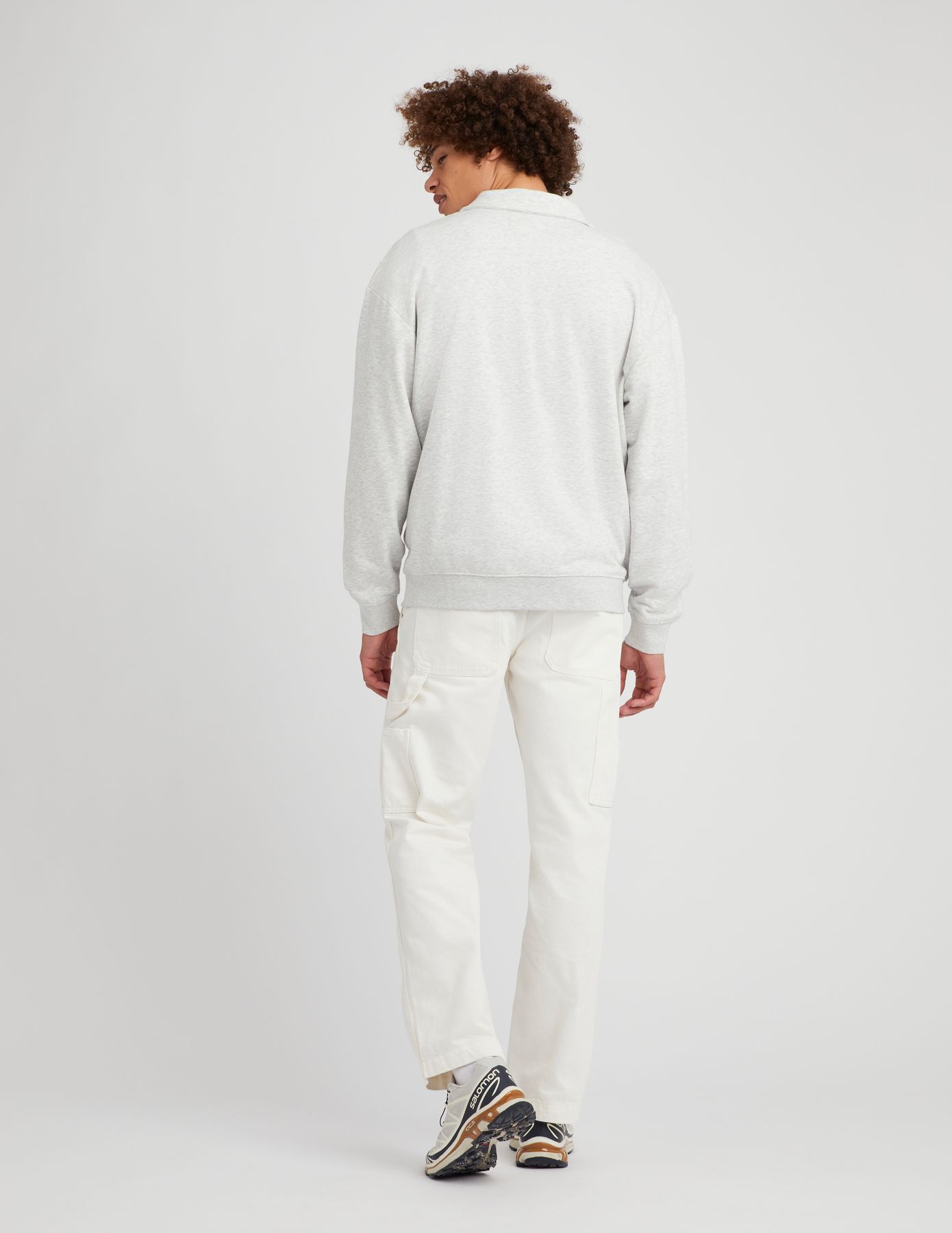 Sweat col polo oversize