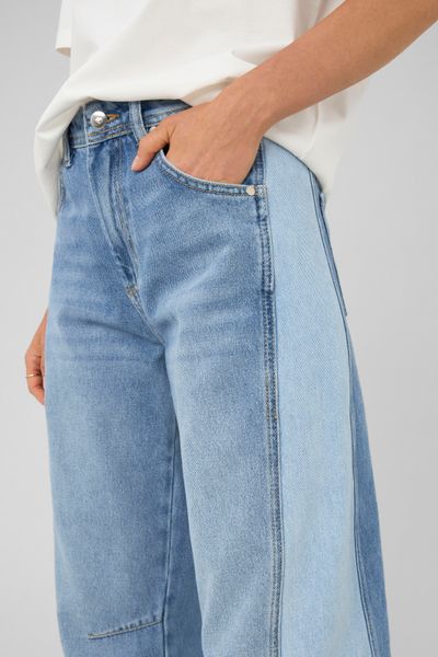 Jean balloon bicolore