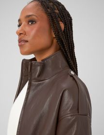 Veste en tissu enduit