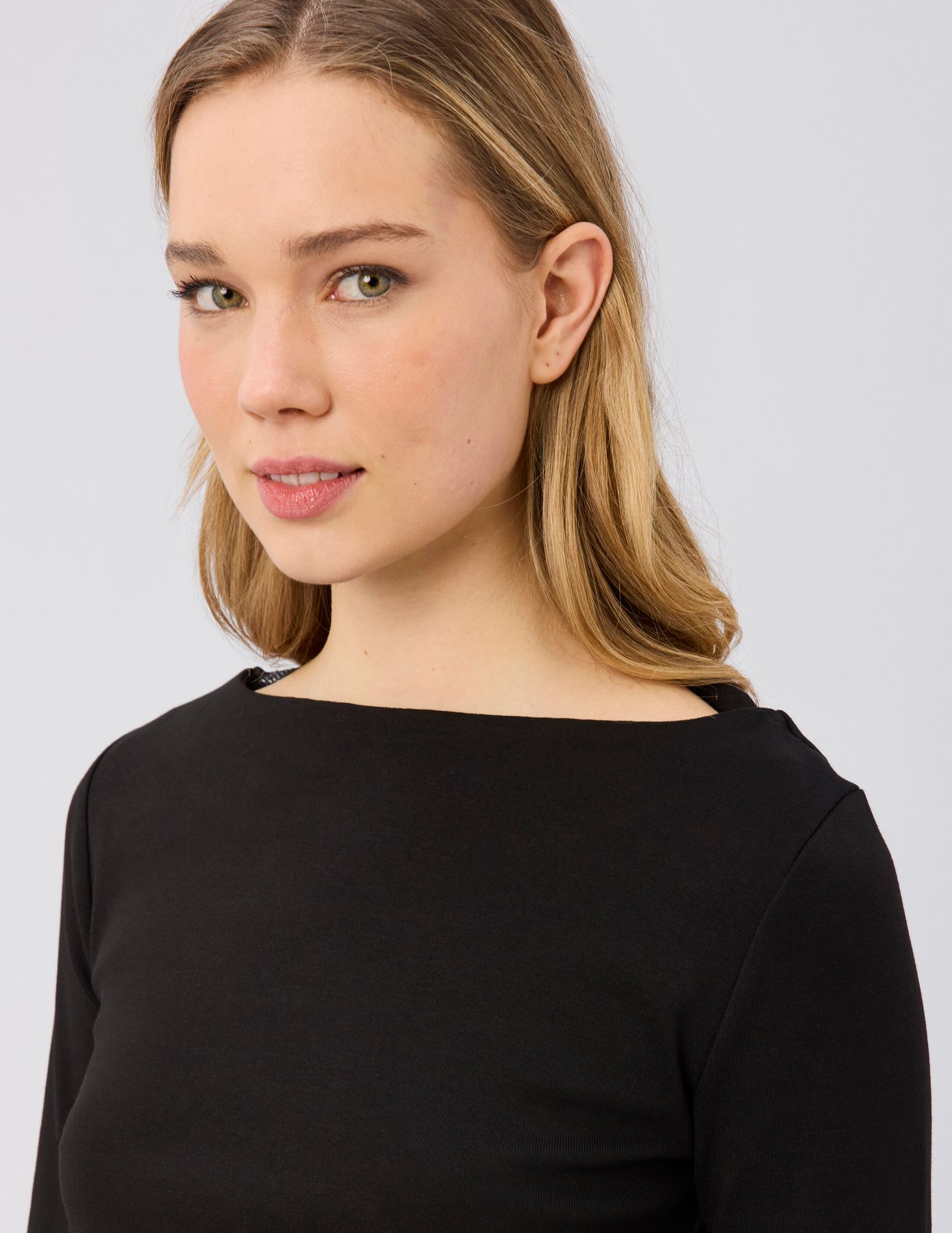 T-shirt manches longues &agrave; fronces