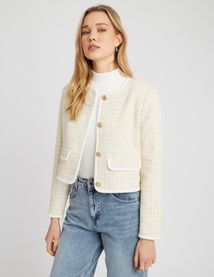 Veste en tweed courte