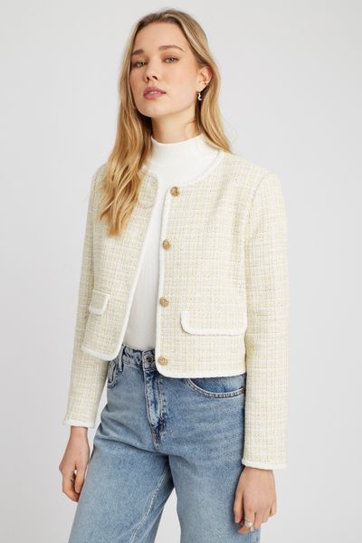 Veste en tweed courte