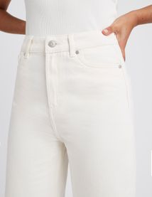 Jean straight taille haute