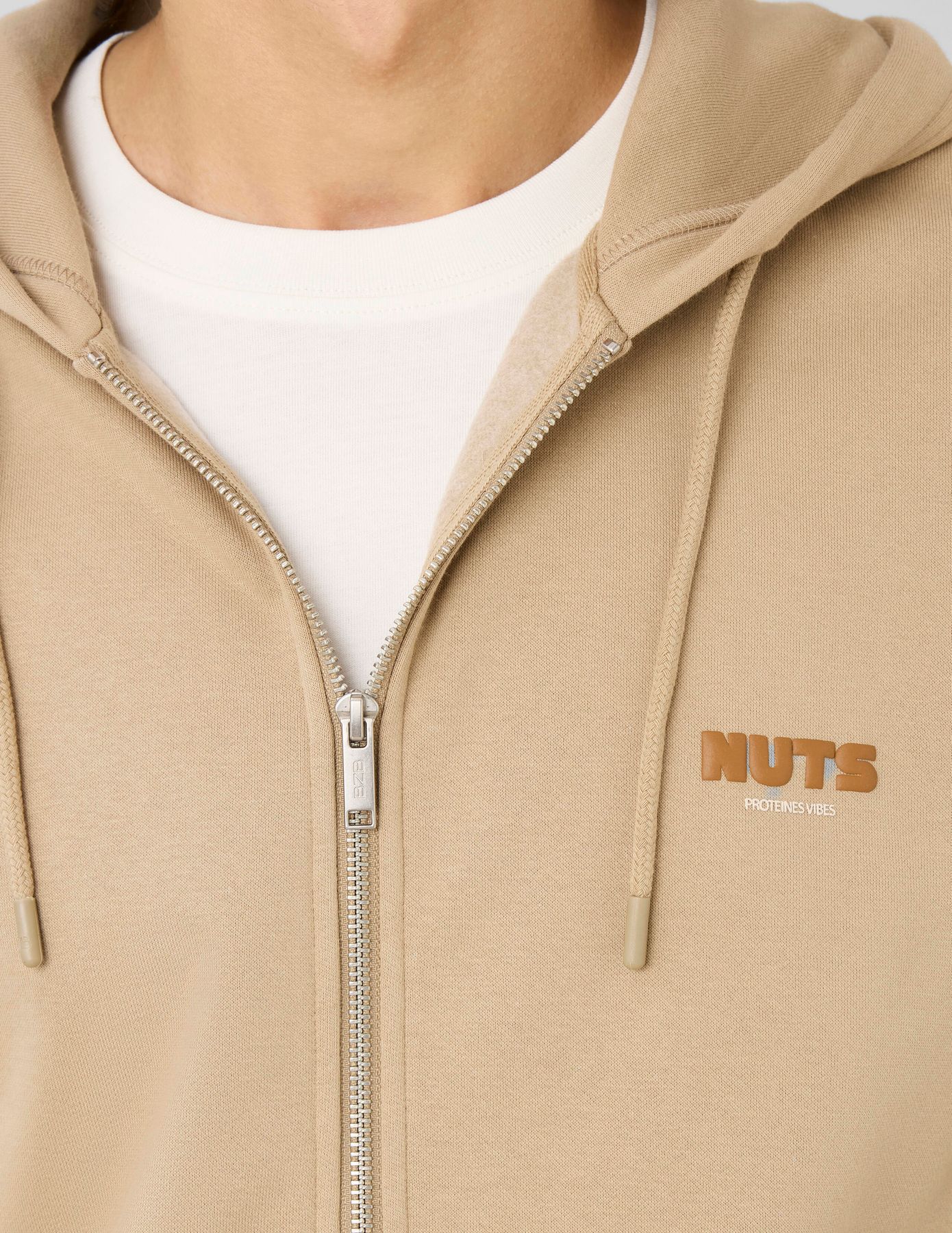 Sweat zipp&eacute; &agrave; capuche
