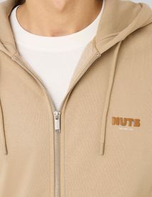 Sweat zipp&eacute; &agrave; capuche