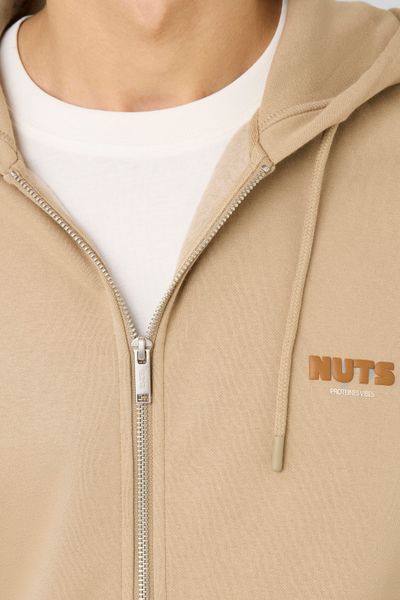 Sweat zipp&eacute; &agrave; capuche