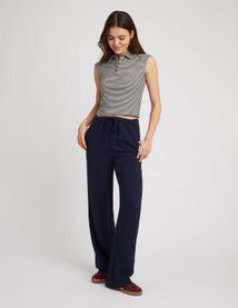 Pantalon fluide droit