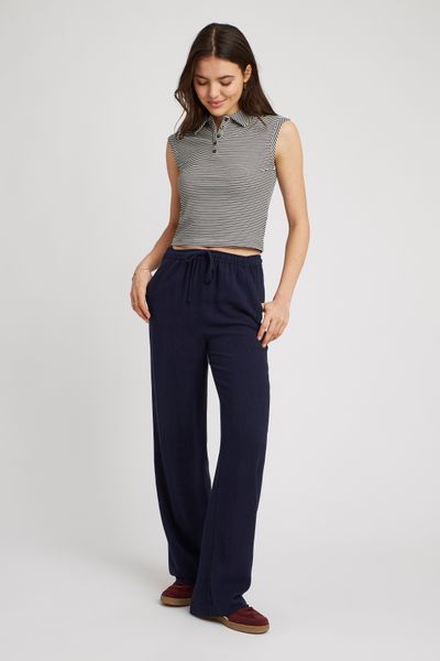 Pantalon fluide droit