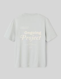 T-shirt garment dye imprimé