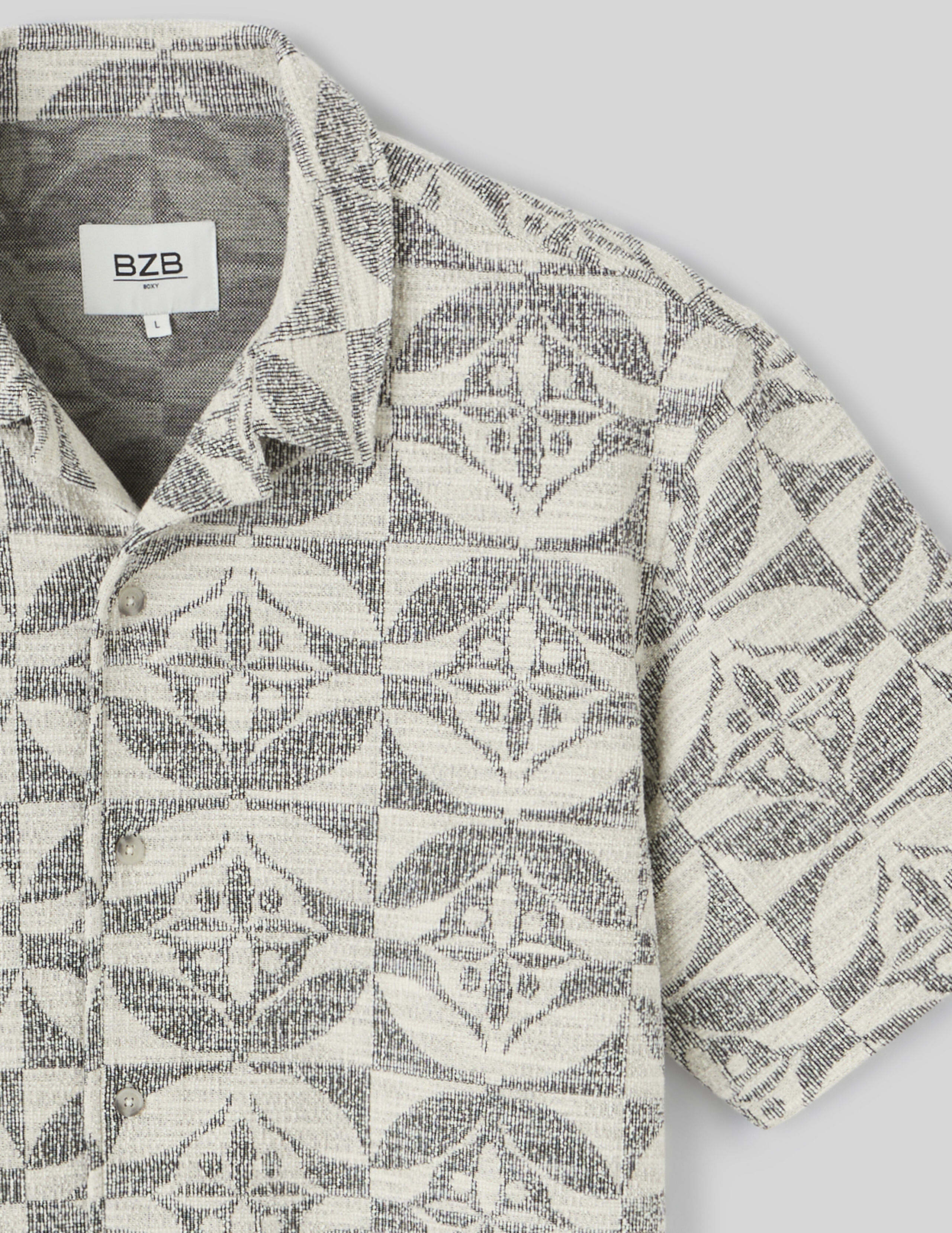 Chemisette en maille Jacquard