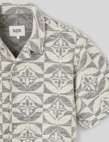 Chemisette en maille Jacquard
