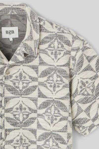 Chemisette en maille Jacquard