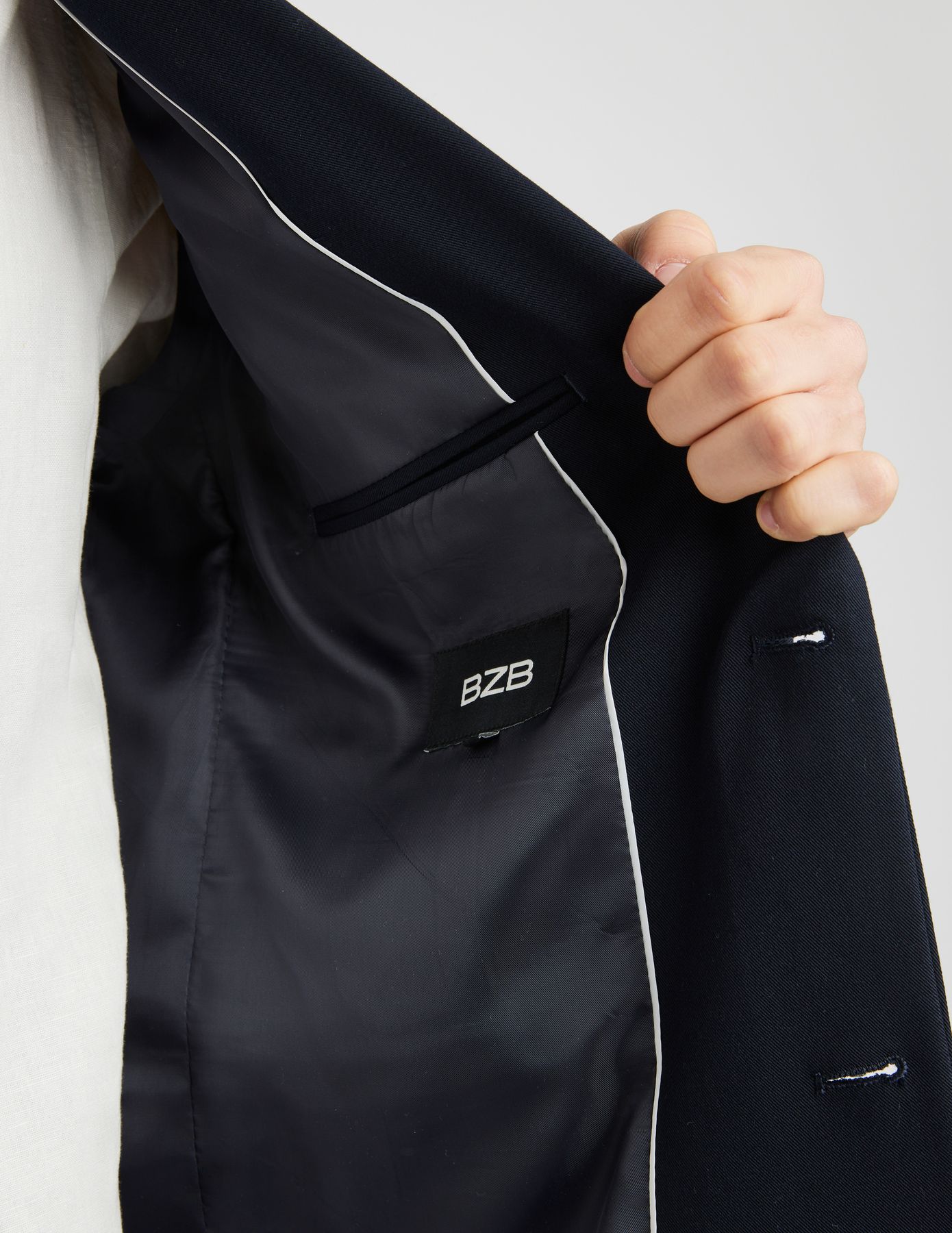 Veste de costume coupe droite