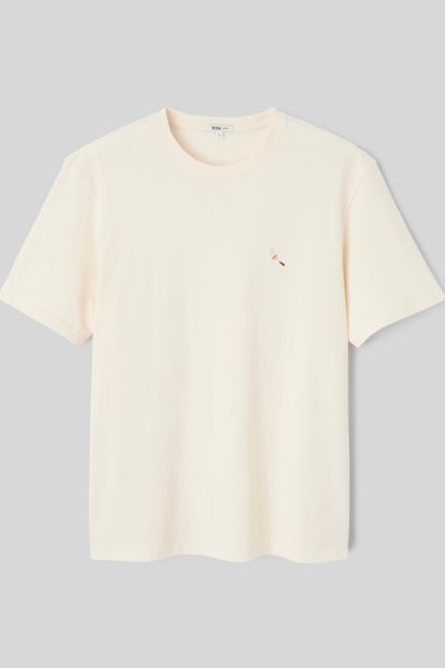 T-shirt broderie poitrine