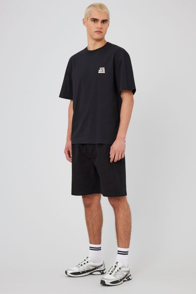 Bermuda à pinces taille élastiquée