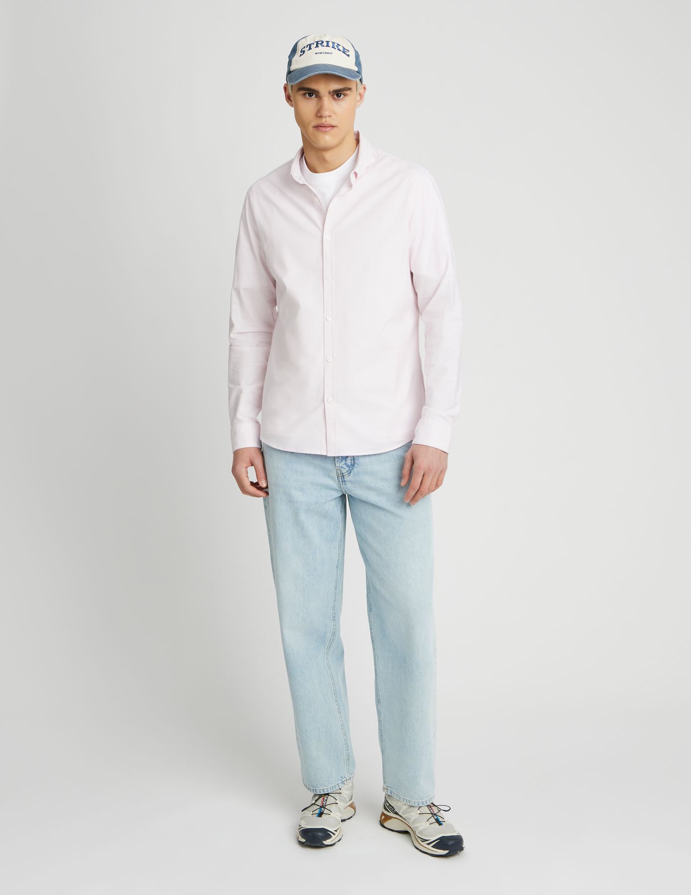 Chemise unie ajustée