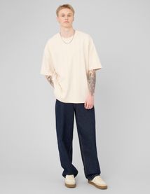 T-shirt en molleton ray&eacute;