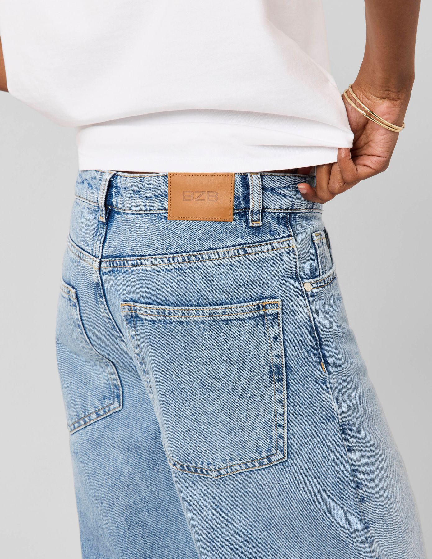 Jean baggy taille basse