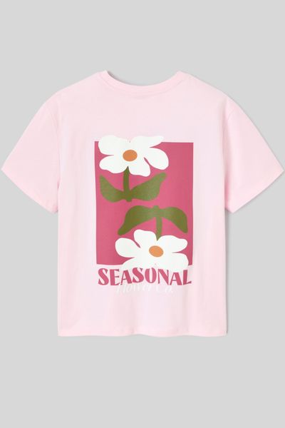 T-shirt imprim&eacute; devant / dos