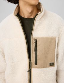 Veste zipp&eacute;e sherpa