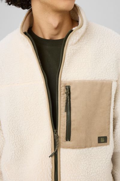 Veste zipp&eacute;e sherpa