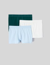Lot de 3 boxers unis