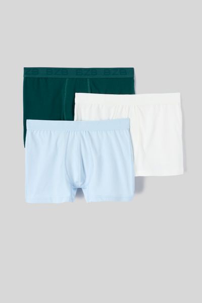 Lot de 3 boxers unis