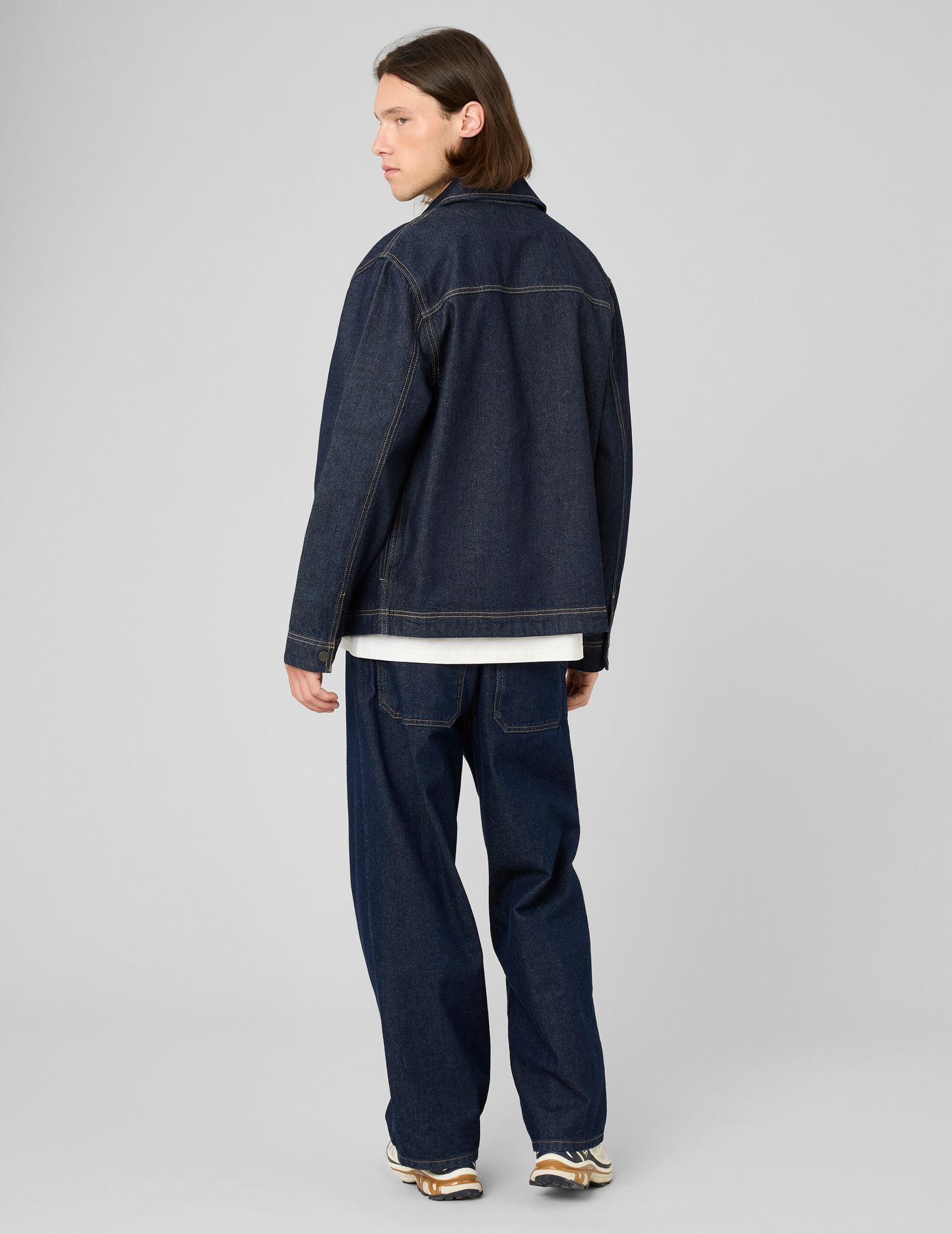 Veste en denim zipp&eacute;e