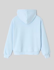 Sweat uni &agrave; capuche