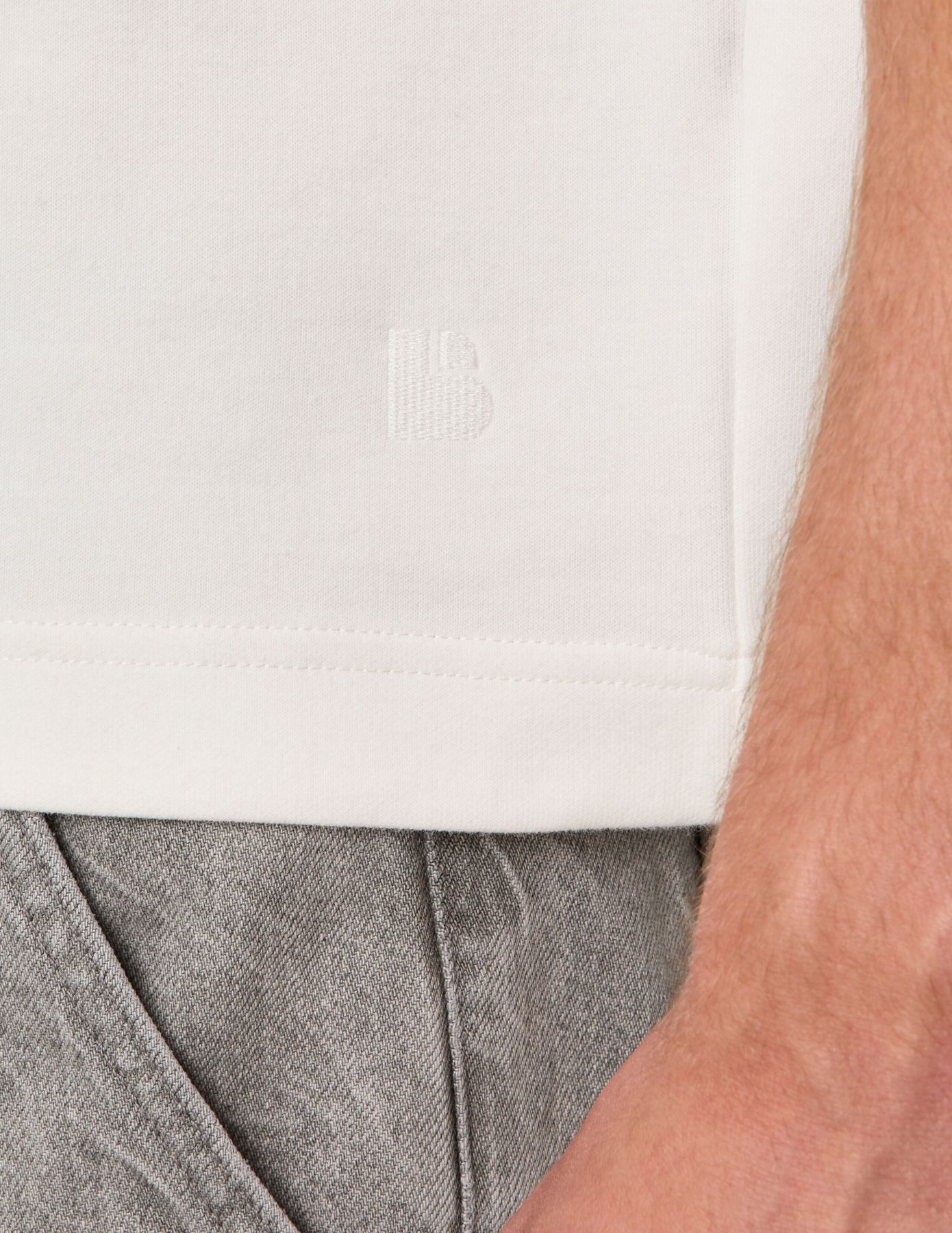 Polo boxy maille lourde