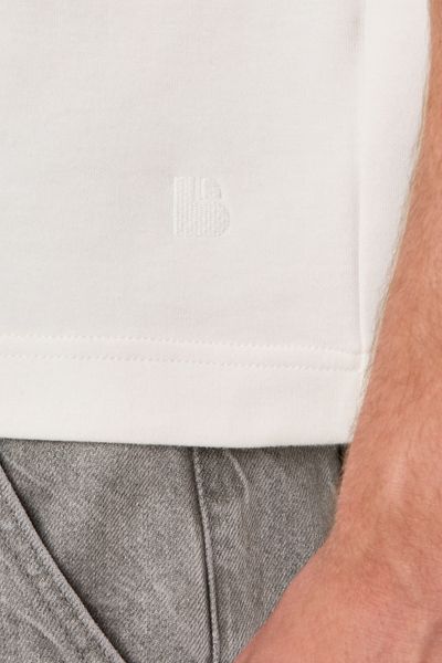 Polo boxy maille lourde