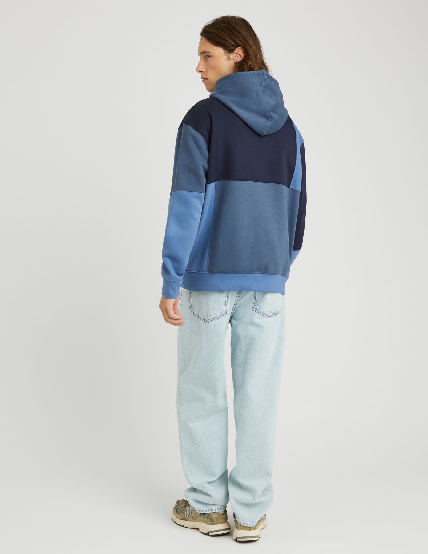Sweat à capuche colorblock