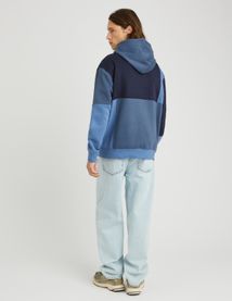 Sweat à capuche colorblock