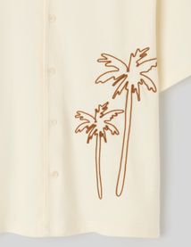 Chemise manches courtes fantaisie
