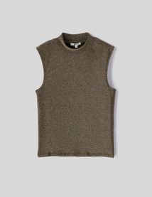 T-shirt sans manches pailleté