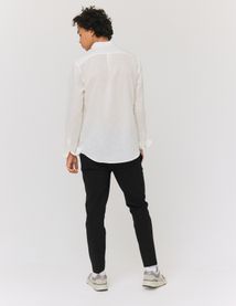 Pantalon de ville fluide uni