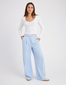 Pantalon tailleur à pinces