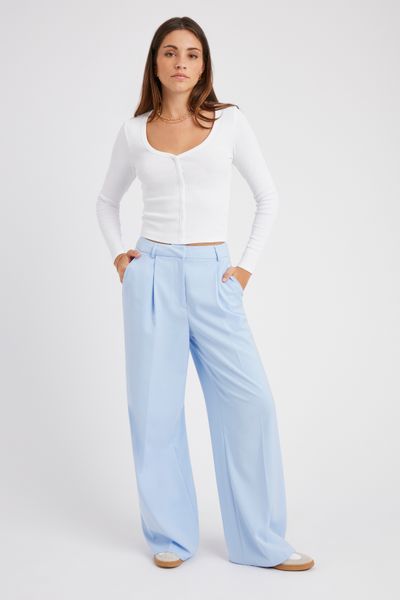 Pantalon tailleur à pinces