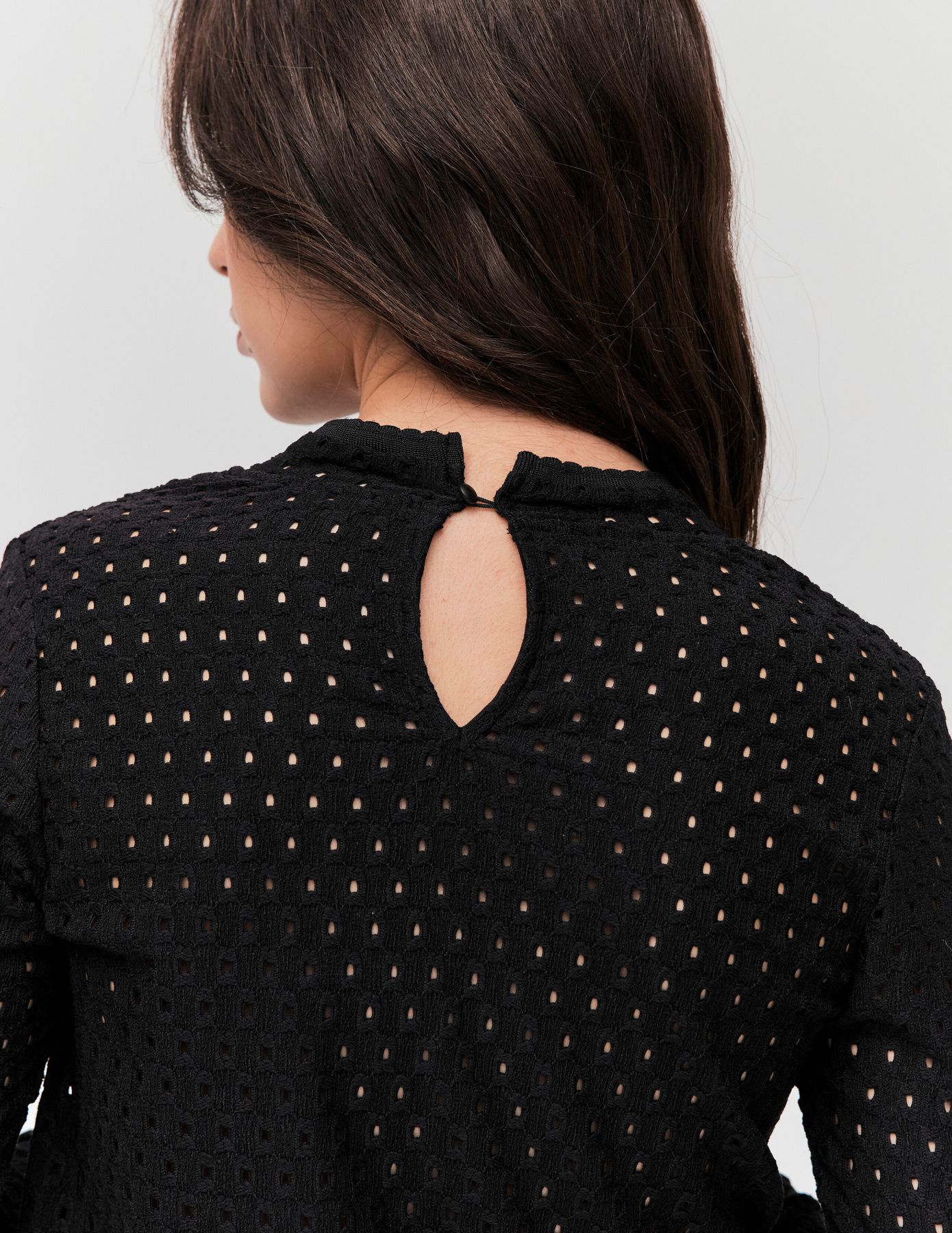 T-shirt ajouré uni
