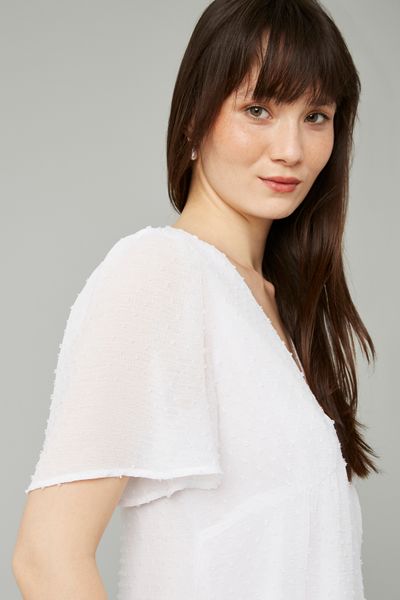 Blouse en plumetis
