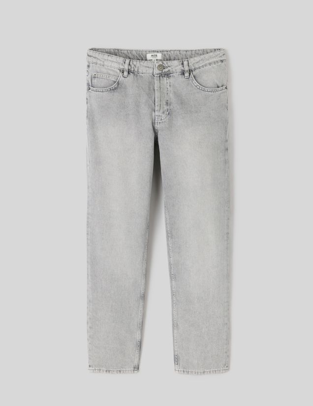 Jean relaxed gris