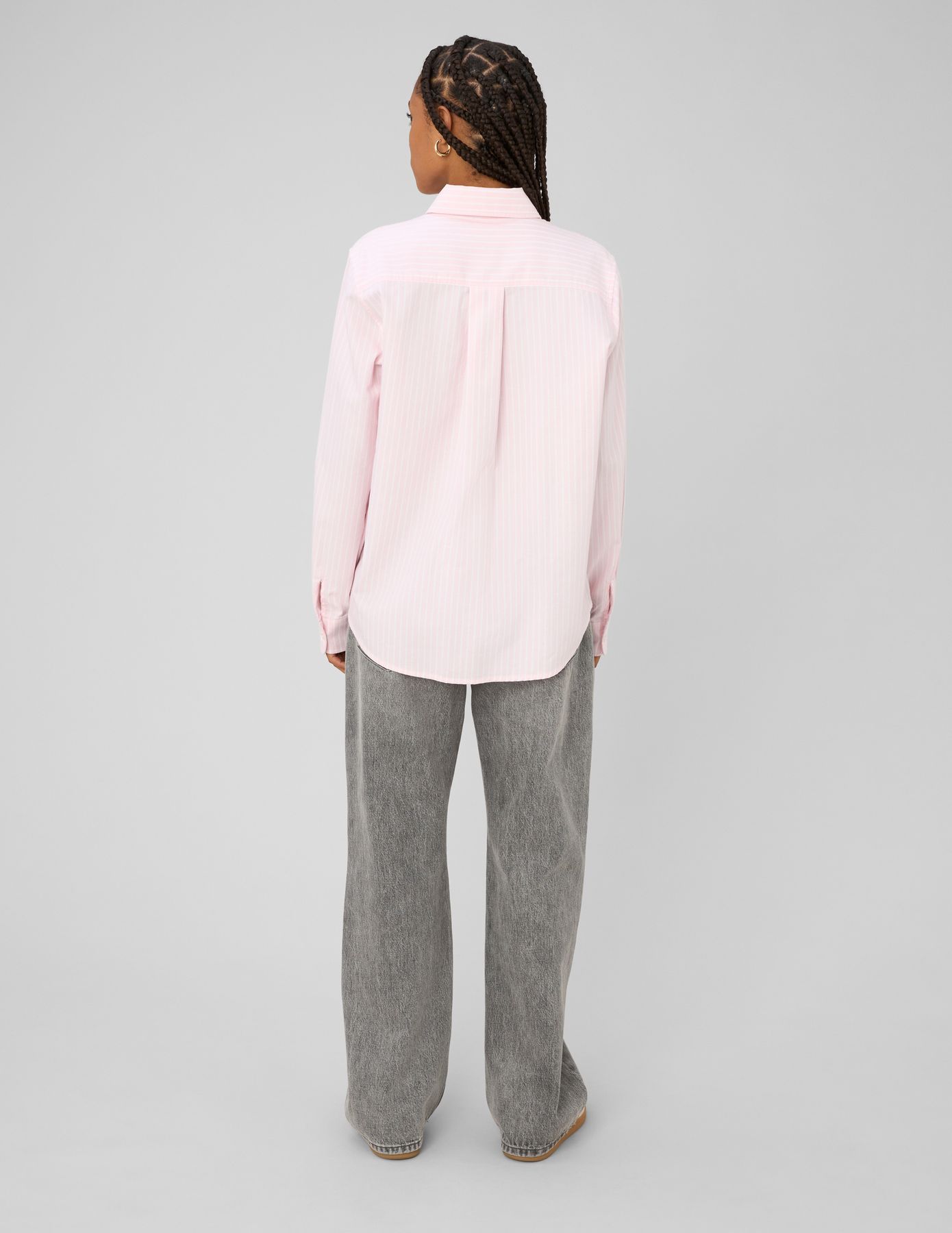 Chemise ray&eacute;e manches longues