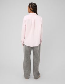 Chemise ray&eacute;e manches longues