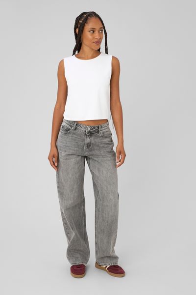Jean straight taille basse