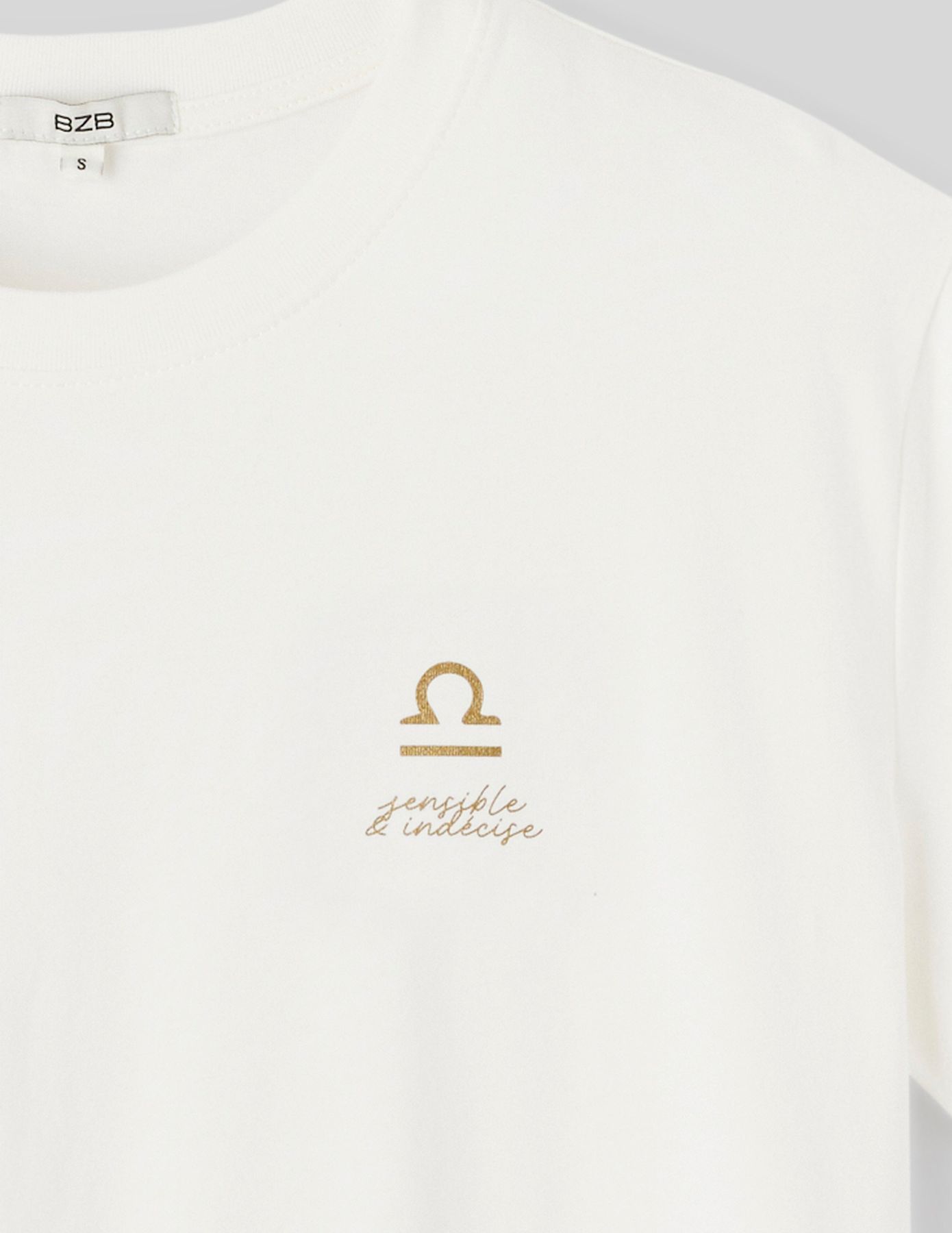 T-shirt imprimé signe astro balance
