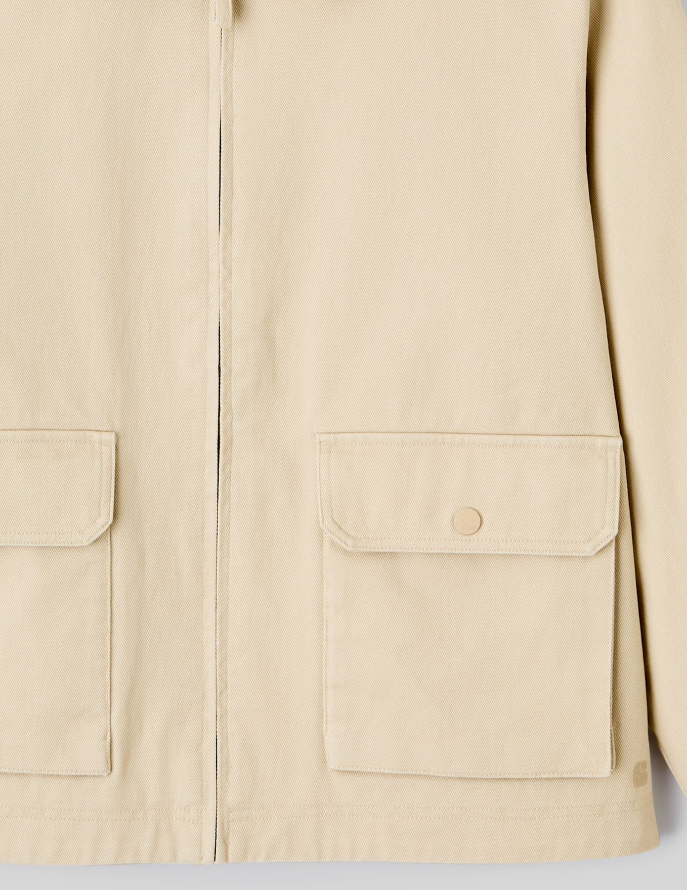 Veste zipp&eacute;e col velours